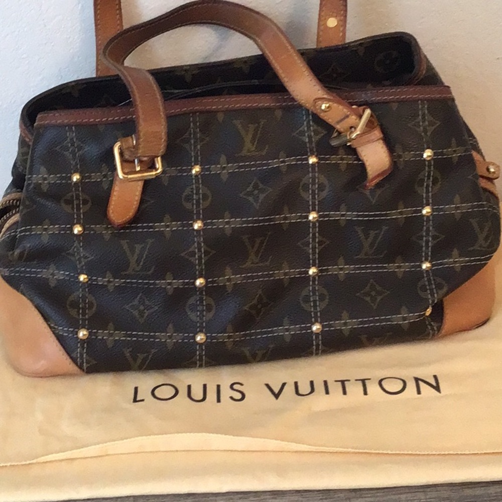 Louis Vuitton Monogram Riveting Handbag - Picture 4 of 16